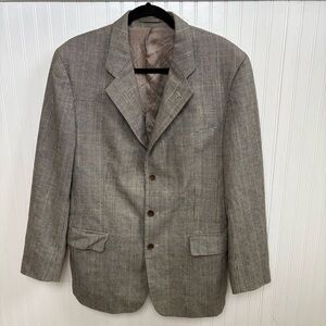 Hugo Boss Vintage Black & White Houndstooth Rubirosa Men’s Blazer Suit Jacket